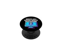 Programmer Introvert Error 404 Social Skills Not Found PopSockets PopGrip Adhesivo
