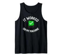 Programmer It Worked On My Machine Coding Joke Camiseta sin Mangas