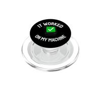 Programmer It Worked On My Machine Coding Joke PopSockets PopGrip para MagSafe