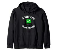 Programmer It Worked On My Machine Coding Joke Sudadera con Capucha