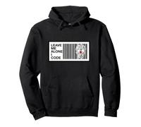 Programmer Leave Me Alone I Code Circuit Skull Sudadera con Capucha