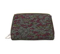 Programmer Programming Code - Organizador de maquillaje, bolsa de aseo para viajes, para cosméticos, cuidado de la piel, accesorios, White, Talla única, Neceser