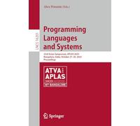 Programming Languages and Systems: 23rd Asian Symposium, APLAS 2025, Bengaluru, India, October 27-30, 2025, Proceedings (Lecture Notes in Computer Science, 16201)