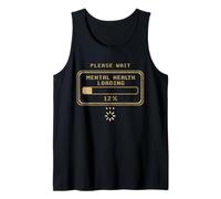 Progreso de la Pantalla de Carga de la Salud Mental del Jugador Divertido Camiseta sin Mangas