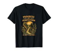 Progreso, no perfección, Conciencia sobre la Salud Mental Floral Camiseta