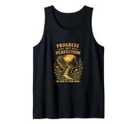 Progreso, no perfección, Conciencia sobre la Salud Mental Floral Camiseta sin Mangas