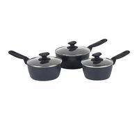 Progress BW11022EU7 AeroTech Batería de cocina, 3 piezas, 16/18/20 cm, resistente a la corrosión, aluminio forjado antiadherente, sin PFOA, aptas para todos tipos de placas incluidas las de inducción