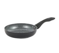 Progress BW12902EU7 Sartén de cerámica de mármol de 24 cm - Sartén antiadherente de omelette/huevo con revestimiento de cerámica de mármol metálico, apto para inducción, aluminio prensado ligero