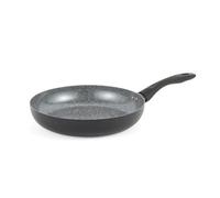 Progress BW12903EU7 Sartén de cerámica de mármol de 28 cm - Sartén antiadherente de omelette/huevo con revestimiento de cerámica de mármol metálico, apto para inducción, aluminio prensado ligero