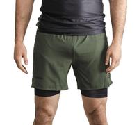 Progress Jiu Jitsu Academy Board Shorts | Pantalones cortos BJJ cómodos y duraderos | Ropa de gimnasio BJJ para hombre | Competición y entrenamiento, Caqui, X-Large