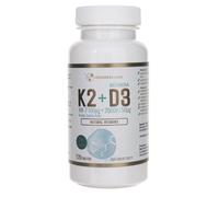 Progress Labs Vitamina K2 MK-7 De Natto 100 mcg + D3 2000 UI 50 mcg - 120 Tabletas