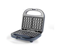 Progress Mellow Waffle Maker - 2 rebanadas, control automático de temperatura, luces indicadoras de encendido/listo, placas de cocción antiadherentes, asas de transporte frías al tacto, 750 W