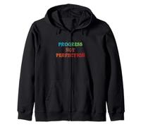 Progress Not Perfection Motivational Inspirational Mindset Sudadera con Capucha