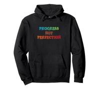 Progress Not Perfection Motivational Inspirational Mindset Sudadera con Capucha