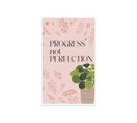 Progress Not Perfection Poster Growth Mindset Classroom Decor Positive Affirmation Resilience Encouragement Wall Art Counselor Office Teacher Gift(Framed,12x18inch(30x45cm))