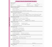 progress Notes for Mental Health Therapist Notebook (Large Size): Comprehensive SOAP Notes Templates for Mental Health Therapists