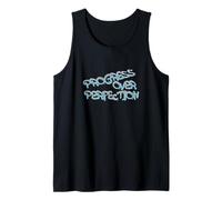 Progress Over Perfection Graffiti Motivation Camiseta sin Mangas