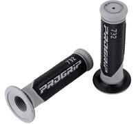 PROGRIP 732 Puños de manillar de 7/8 de pulgada cerrados, negro-gris