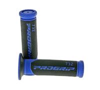 Progrip 732 Road - Puños de goma para manillar (22 mm de diámetro), color negro y azul