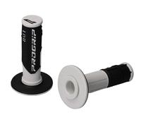 Progrip 801 Agarre Doble Densidad Agarre Gomas De Manillar Blancas/Negras