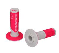 Progrip 801 Agarre Doble Densidad Agarre Gomas De Manillar Blanco/Neón Rosa
