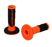 Progrip 801 Agarre Doble Densidad Agarre Gomas De Manillar Naranja/Negro