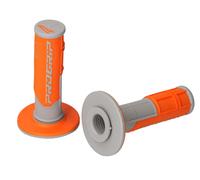 Progrip 801 Agarre Doble Densidad Grips Agarre Gomas De Manillar Gris/Naranja