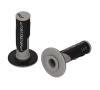 Progrip 801 Puños Doble Densidad Offroad Color Gris/Negro