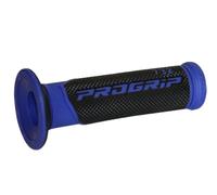 PROGRIP 732 Puños de manillar de 7/8 de pulgada cerrados, negro-azul