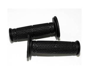 PROGRIP Empuñaduras de manillar 714, Rally, negro, para manillares de 7/8 pulgadas, cerrado, negro