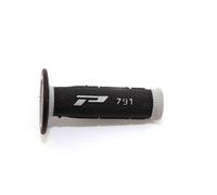 PROGRIP Empuñaduras de manillar 791, Cross, negro/gris, para manillares de 7/8 pulgadas, cerrado, negro-gris