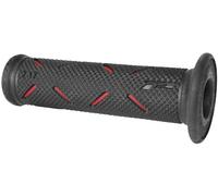 Progrip - Puños 717 GP Racing - 22-25 mm de diámetro - Extremos abiertos - Color rojo/negro