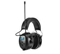 PROHEAR 033A (Actualizado) Protección Auditiva con Radio DAB +/Bluetooth/FM, Cascos Cancelación Ruido con Micrófono, Casco Insonorizado para Jardín Césped Talleres Carpinteros Soldadura SNR 31dB Negro