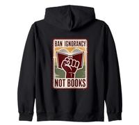 Prohibir la ignorancia, no los libros, la censura Sudadera con Capucha