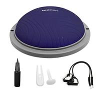 PROIRON Balance Ball, Ø47cm Equilibrio Trainer Fitness Bossu Media Pelota Equilibrio Soportar 300kg, Semiesfera Bozu Entrenamiento Bola con Inflador y Gomas, para Gimnasio Estabilidad