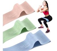 PROIRON Bandas Elasticas de Fitness/Bandas de Resistencia, [Set de 3] Cintas Elásticas de Resistencia Hechas de High Elastic Silicona con Guía de Ejercicios y Bolsa Almacenamiento
