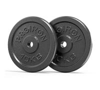 PROIRON Discos Pesas, Ø25mm - Hierro Fundido Placas de Discos Peso para Pesas y Mancuernas 1.25/2.5/5/10kg