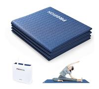 PROIRON Esterilla de Yoga Plegable, Mat de Yoga PVC Antideslizante 4MM de Grosor Fácil de Doblar para Fitness Yoga Ejercicio Pilates Deportes, Viajes, con bolsa de almacenamiento, 183 * 61cm