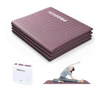 PROIRON Esterilla de Yoga Plegable, Mat de Yoga PVC Antideslizante 4MM de Grosor Fácil de Doblar para Fitness Yoga Ejercicio Pilates Deportes, Viajes, con bolsa de almacenamiento, 183 * 61cm