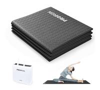PROIRON Esterilla de Yoga Plegable, Mat de Yoga PVC Antideslizante 4MM de Grosor Fácil de Doblar para Fitness Yoga Ejercicio Pilates Deportes, Viajes, con bolsa de almacenamiento, 183 * 61cm