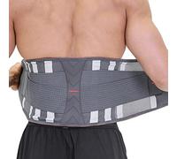 PROIRON Faja Lumbar Para Hombre y Mujer, con 7 varillas de soporte cartílago, Cinturón Lumbar Adjustable, Transpirable Faja Lumbar Trabajo Faja Lumbar Deportiva, Aliva Dolor, L(waist:29.5''-35.4'')
