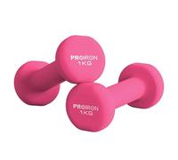 PROIRON Mancuernas de Neopreno -Mancuernas con Revestimiento de Neopreno 2 x 1 kg