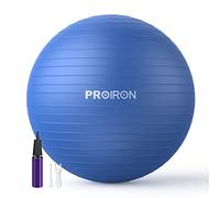PROIRON Pelota de Pilates 75cm- Fitball Anti-Burst Pelota de Ejercicio,Yoga, Fitness, incluidos Bomba (Azul)