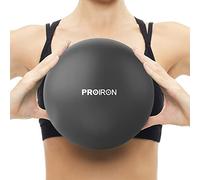 PROIRON Pelota de Pilates de 25 cm, Pelotas de Ejercicio Pequeñas, Mini Pelota de Pilates Suave Antideslizante para Gimnasio, Yoga y Masaje en Casa (Negro)