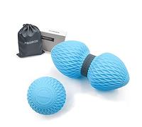 PROIRON Pelota Masaje Set de 2,Bola de Lacrosse,Puede Realizar Eficazmente El Entrenamiento De La Fascia, Masaje Profundo Para Relajar Los MúSculos Del Cuello Y La Espalda