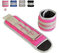 PROIRON Pesas para Tobillos 0.5kg Lastres Tobillos con Diseño Reflectante y Correa Ajustable-Pesas de Piernas y Muñeca para Ejercicios Recuperación Caminando Corriendo Gimnasia (1 par)
