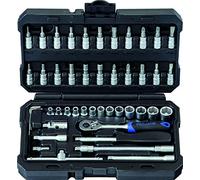 Projahn 8651 - Juego de llaves de vaso y carraca (1/4", 45 piezas)