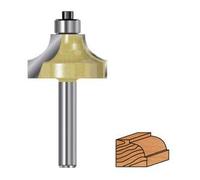 Projahn Fresa de cuartos con rodamiento de bolas D 25,4 mm, L 45,5 mm, L2 13,5 mm, VE: 1