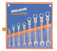 Projahn Geartech 8 Piezas Llaves Carraca Kit Flexible 3497 Llave Carraca