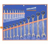 Projahn GearTech Juego De Llaves De Carraca 20 Pzs. Llave De Anillo 3501